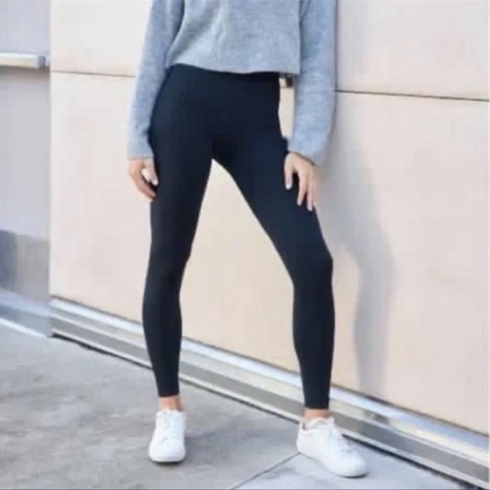 Assets by Spanx Ponte Shaping Legging high waist ankle length black #516
